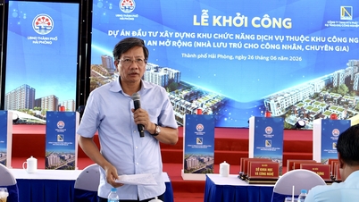 Phó Chủ tịch Thường trực UBND thành phố Lê Anh Quân kiểm tra công tác chuẩn bị tổ chức Lễ khởi công Dự án đầu tư xây dựng khu chức năng dịch vụ thuộc Khu công nghiệp Đại An mở rộng