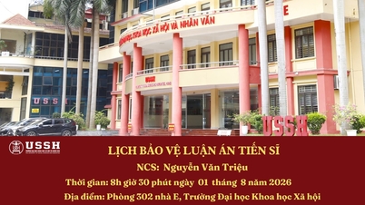 Nguyen Van Trieu doktorjelölt doktori védésének ütemtervének bejelentése