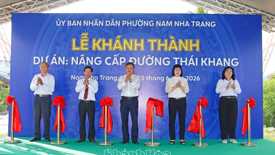 V městské části Nam Nha Trang byla dokončena modernizace silnice Thai Khang v hodnotě téměř 2 miliardy VND.