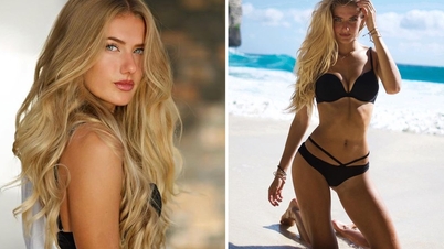 De adembenemende figuur van de 'meest sexy atlete ter wereld', die doet denken aan een 'lingerie-engel'.