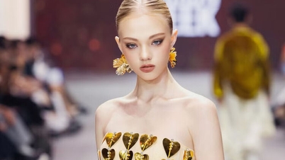 "Golden Heart Veil" menggambarkan wanita dengan "hati emas."