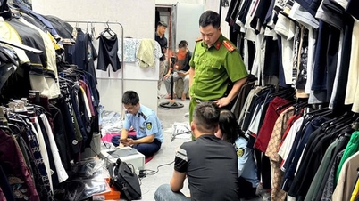 Under en uanmeldt inspektion opdagede myndighederne, at butikken solgte adskillige forfalskede produkter med navnene på kendte mærker.
