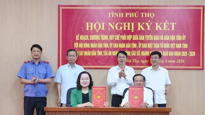 Ban Tuyên giáo và Dân vận Tỉnh ủy tổ chức Hội nghị ký kết chương trình, kế hoạch, quy chế phối hợp công tác giai đoạn 2026-2030