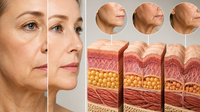 آیا افتادگی پوست به دلیل افزایش سن است یا از دست دادن توده عضلانی زیرین؟