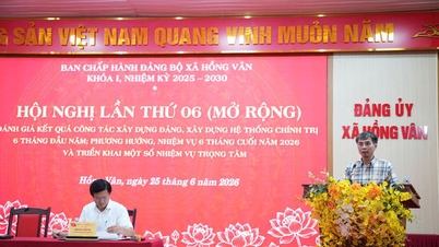 Hong Van kommune er fast bestemt på å fullføre sine viktigste oppgaver i 2026.