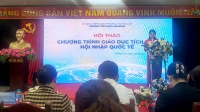 Hoang Liet: Keskustelua koulutuksen laadun parantamisesta kansainvälisen integraatiomallin avulla.