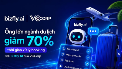 VCCorp-এর Bizfly AI বেছে নিলে পর্যটন শিল্প বুকিং প্রক্রিয়াকরণের সময় ৭০% পর্যন্ত কমাতে পারবে।