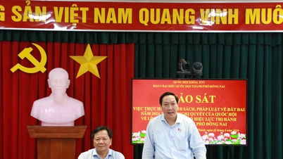 Đoàn ĐBQH TP. Đồng Nai khảo sát việc thực hiện Luật Đất đai năm 2024