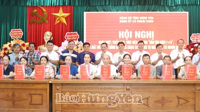 Khoai Chau Commune: Lancering van het "Effectieve Massamobilisatie 1+10"-model en het "Overheid ten dienste van de bevolking en het bedrijfsleven"-model.