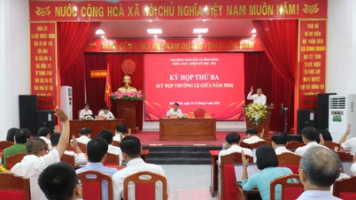 Five important resolutions were passed at the Third Session of the People's Council of Binh Minh Commune.