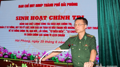 Hai Phong Városi Határőrség: A politikai oktatás és az ideológiai irányítás hatékonyságának fokozása.