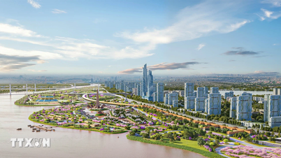 The principle of 'resettlement first' in the implementation of the Red River Landscape Boulevard.