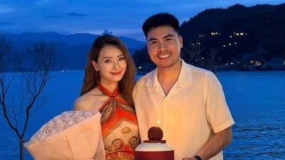 MC Huyen Trang și fotbalistul Duc Huy anunță vești bune.