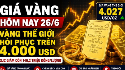 Goldpreise heute, 26. Juni: Steigen SJC, BTMC, DOJI, PNJ im Einklang mit den globalen Goldpreisen?