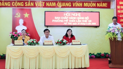 10. konference for My Thoi Ward Party Committee's Executive Committee (udvidet)