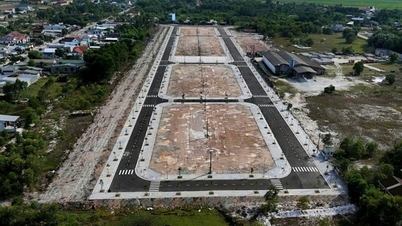 Panoramica della prima area di reinsediamento a Hue, completata per servire il progetto della ferrovia ad alta velocità.