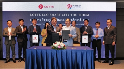 Phat Dat investerar över 10 000 miljarder VND i Lotte Eco Smart City Thu Thiem-projektet.