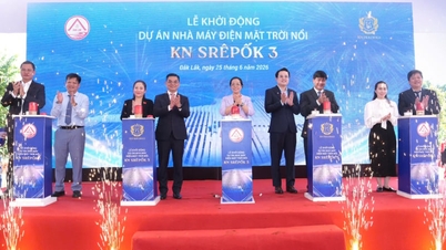 KN Holdings lancerer flydende solenergiprojekt på 304 MW i Dak Lak.
