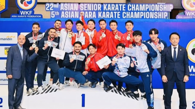 Karate Vietnam menjamin 2 tempat dalam Piala Dunia Berpasukan 2026.