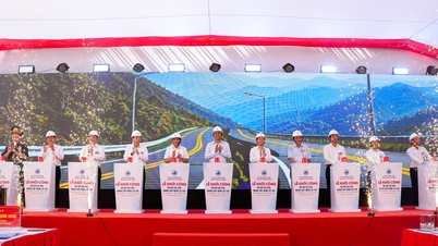 Da Nang påbörjar byggnationen av projektet för att renovera och uppgradera riksväg 14D till ett värde av över 4,518 miljarder VND.
