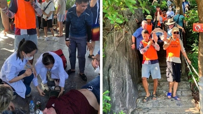 Resgate oportuno de turistas estrangeiros que sofriam de insolação na Ilha Ti Top.