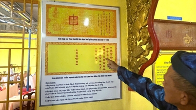 Controversias en torno al decreto real que confiere estatus divino al emperador Tự Đức en la casa comunal de Mỹ Hòa.