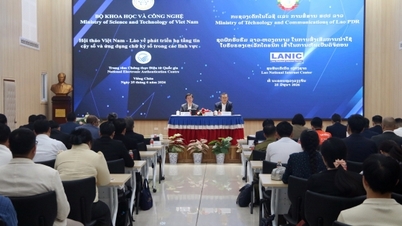 Vietnam - Laos: Memperluas kerjasama dalam pembangunan infrastruktur digital yang andal.