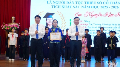 Thai Nguyen: 230 estudantes de minorias étnicas homenageados por suas conquistas notáveis.
