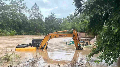 Banjir dan tanah longsor di banyak wilayah Cao Bang.