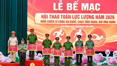 Bế mạc Hội thao toàn lực lượng Công an tỉnh Cao Bằng năm 2026