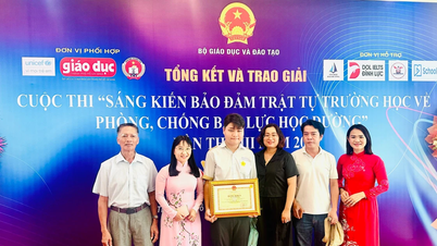 นักเรียนจากโรงเรียนมัธยมดวงวันถิ คว้ารางวัลชนะเลิศจากการริเริ่มโครงการป้องกันและต่อต้านความรุนแรงในโรงเรียน