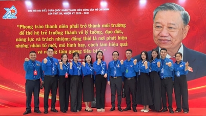 Vertegenwoordigers van de provincie Dien Bien gekozen in het 13e Centraal Comité van de Vietnamese Jeugdunie.