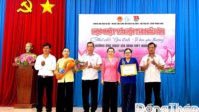 Dong Son Kommune: Organisering af aktiviteter som svar på den vietnamesiske familiedag.
