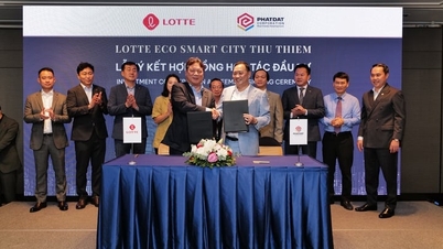 Phat Dat collabora con Lotte per realizzare un mega-progetto da 60 trilioni di VND a Thu Thiem.