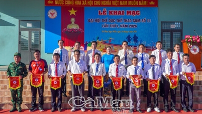 Cụm số 11 khai mạc Đại hội Thể dục thể thao lần thứ I