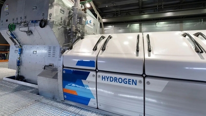 史上初めて、100％水素燃料エンジンで発電された電力が電力網に供給される。