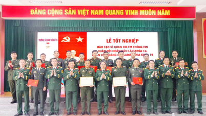 Trường Sĩ quan Thông tin trao bằng tốt nghiệp cho học viên Quân đội Lào và Campuchia