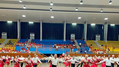 Atividades esportivas emocionantes para comemorar o primeiro aniversário do bairro de Xuan Dinh.
