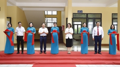 Oplevering van een schoolgebouwproject ter waarde van bijna 5 miljard VND in Thai Nguyen.