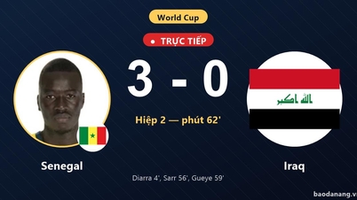 Liputan langsung Senegal lwn Iraq: Senegal melanjutkan pendahuluan mereka kepada 3-0.