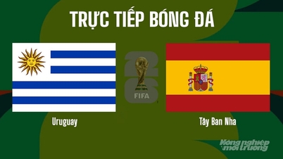 Matchförhandsvisning och direktsändning av Uruguay mot Spanien på VTV3 idag, 27 juni 2026.