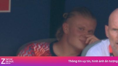 Haalands reaktion efter Norges tunga förlust.