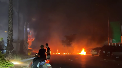 Nach einer Vereinbarung zwischen dem Libanon und Israel brachen in Beirut Proteste aus.