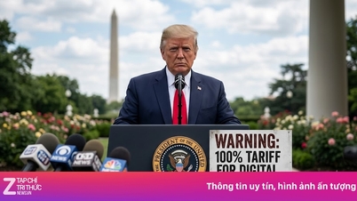 Trump varnar för 100% tullar på länder som beskattar amerikanska storteknikföretag.