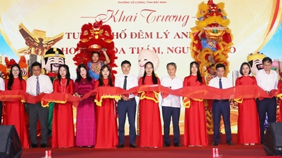 Bac Ninh: Dzielnica Vo Cuong świętuje pierwszą rocznicę istnienia i otwiera ulicę nocną.