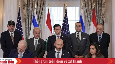 وقع لبنان وإسرائيل والولايات المتحدة اتفاقية إطارية ثلاثية بعد مفاوضات توسطت فيها الولايات المتحدة.