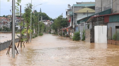 Air banjir di Cao Bang perlahan surut, tetapi risiko banjir lebih lanjut telah berhasil dihindari.