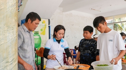 Familjedag i Quang Phu-distriktet