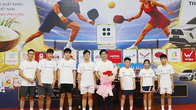 Gần 200 VĐV tham gia Giải Pickleball Thanh thiếu niên Vĩnh Long mở rộng