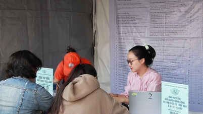 Thanh Khe Ward arrangerte en jobbmesse i forbindelse med 25-årsjubileet for den vietnamesiske familiedagen (28. juni).